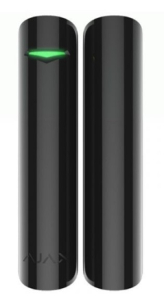 Alarma pentru interior - Contact magnetic usa / geam wireless AJAX DOORPROTECT BL, detecteaza deschiderea usii / geamului
