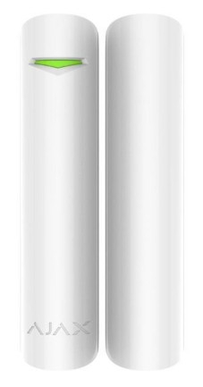Alarma pentru interior - Contact magnetic wireless cu senzor de soc, 868 MHz, 1200 m, Alb, AJAX DOORPROTECTPLUS WH