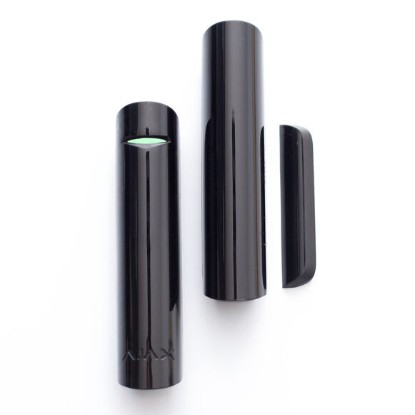 Contact magnetic wireless cu senzor de soc, 868 MHz, 1200 m, Alb, AJAX DOORPROTECTPLUS BL [1]