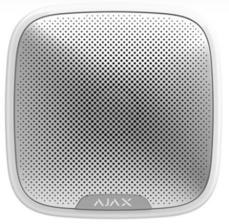 Alarma pentru interior - Sirenă Wireless Exterior Ajax StreetSiren Albă