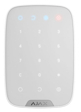 Alarma pentru interior - Tastatura wireless Ajax Keypad White