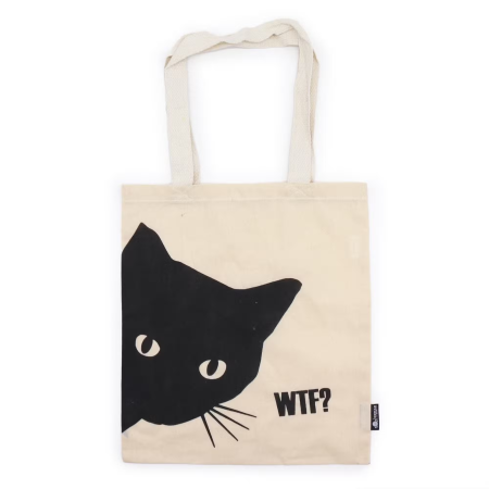Genti & Rucsacuri Etno-Boho - geanta-tote-bumbac-natural-pisica-neagra-wtf-40x36cm.jpg