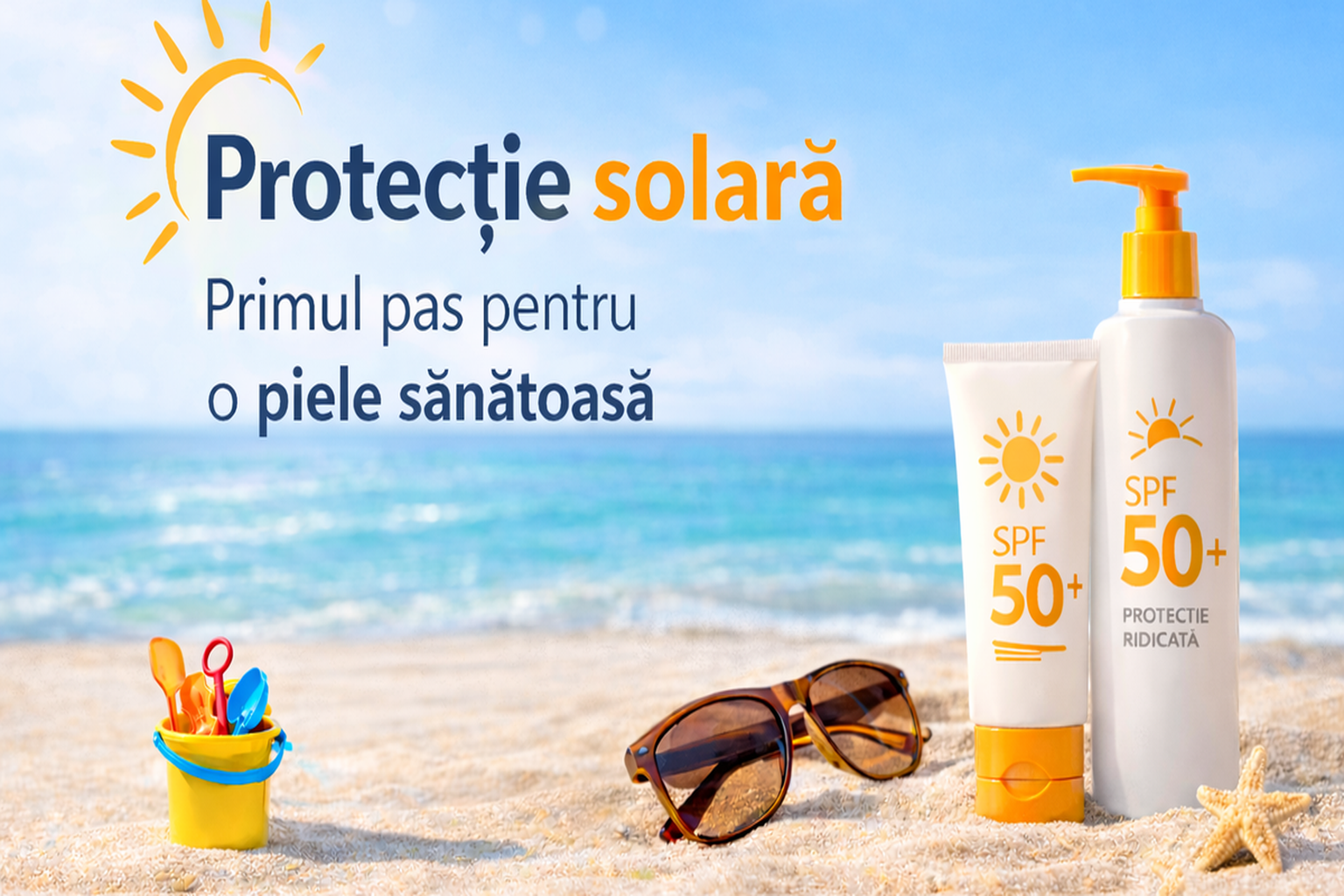 Protecție solară pentru față, corp și copii