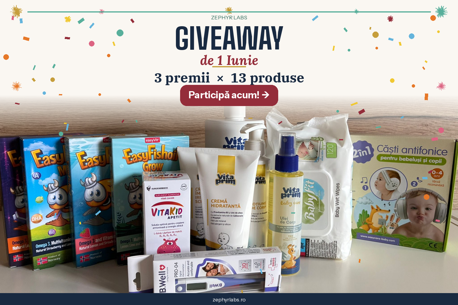 Giveaway 1 Iunie – Copii și Bebeluși