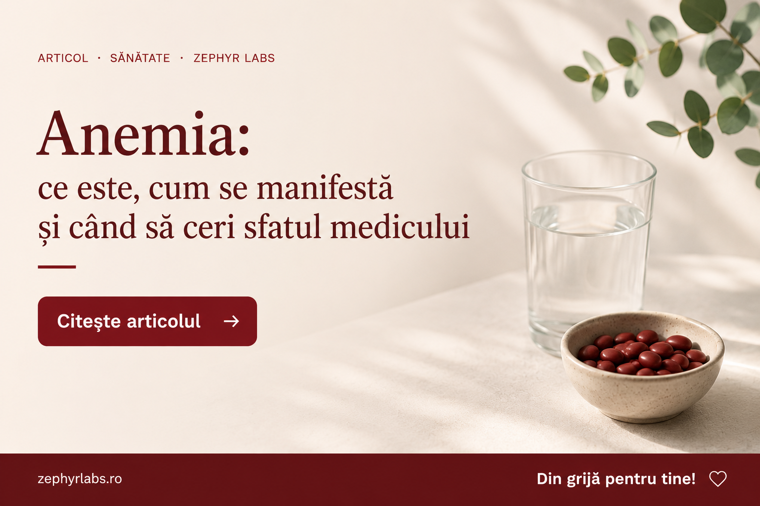 Anemia: cauze și simptome