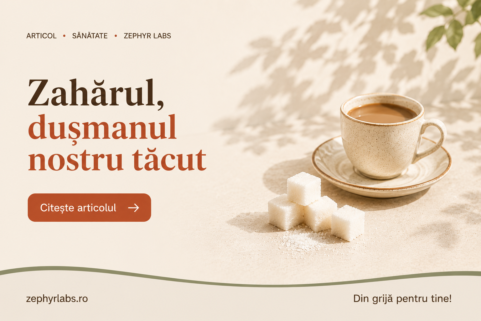 Zahărul, dușmanul tăcut