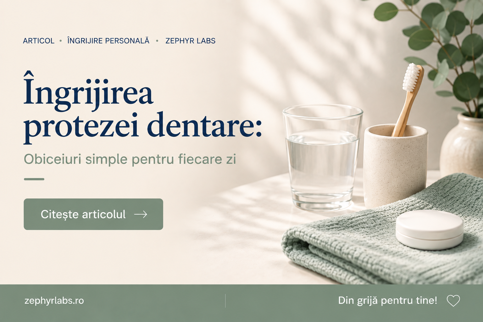 Îngrijirea protezei dentare