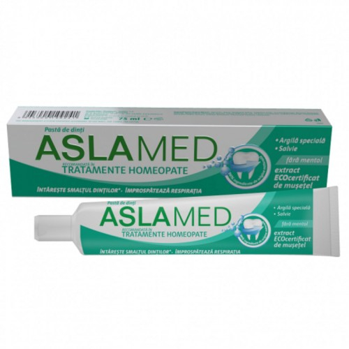 Aslamed pasta dinti tratament homeopat 75ml Zephyr Labs [1]
