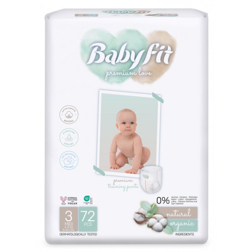 BabyFit scutec tip chilot Jumbo 3  Midi x 72 buc Zephyr Labs