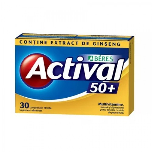 Beres Actival 50+, 30 comprimate filmate Zephyr Labs [1]