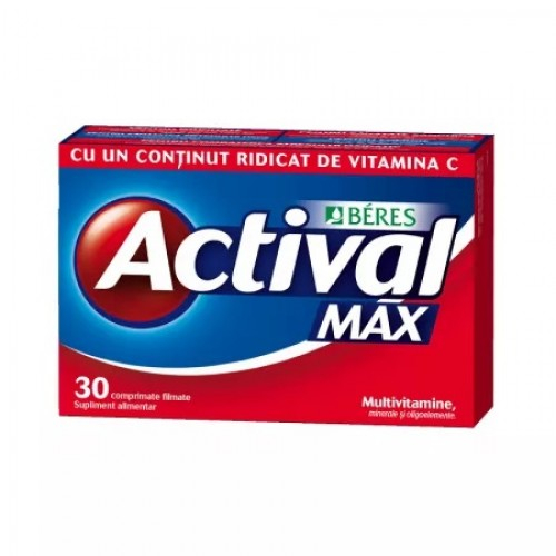 Beres Actival Max, 30 comprimate filmate Zephyr Labs [1]