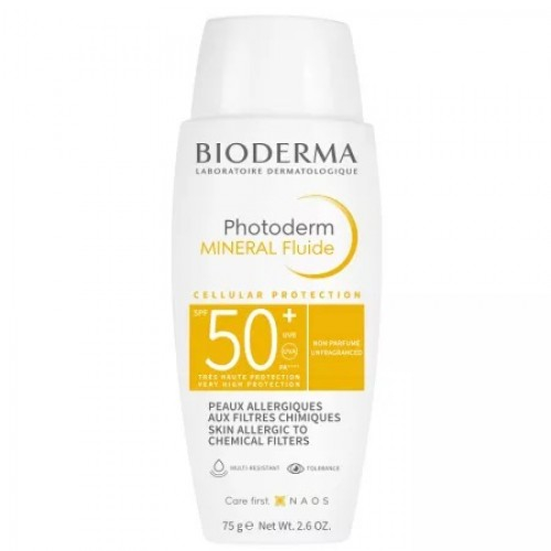 Bioderma Photoderm mineral fluid SPF50+ x 75g Zephyr Labs