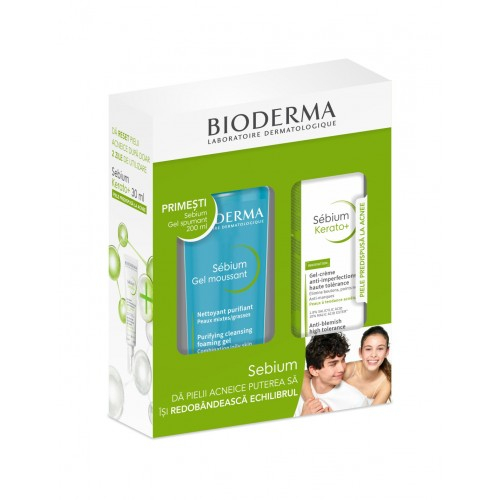 Bioderma Sebium Kerato+ 30ml + gel spumant 200ml (CADOU) Zephyr Labs