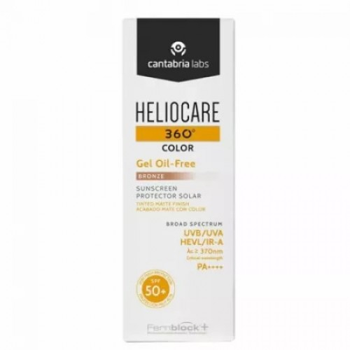 Cantabria Heliocare 360 gel oil-free SPF50+ bronze, 50ml Zephyr Labs