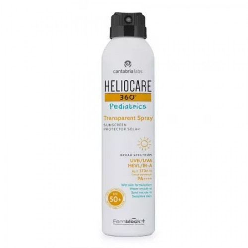 Cantabria Heliocare 360 Pediatrics spray transparent SPF50+, 200ml Zephyr Labs
