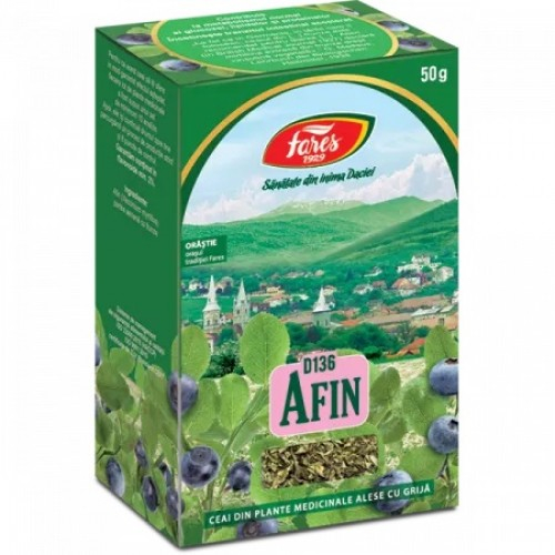 Ceai afin frunze D136 Fares, 50 g Zephyr Labs [1]