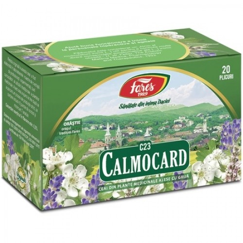 Ceai calmocard C23 Fares, 20 plicuri Zephyr Labs [1]