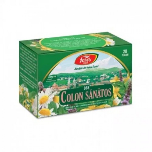 Ceai colon sanatos (colon iritabil), 20 plic (D88) Zephyr Labs [1]