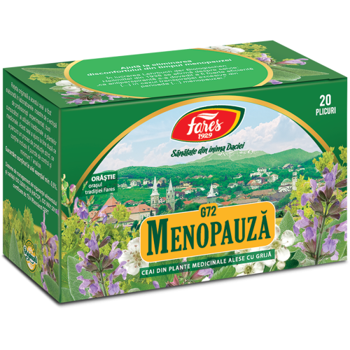 Ceai menopauza 20 plicuri (G72) Fares Zephyr Labs