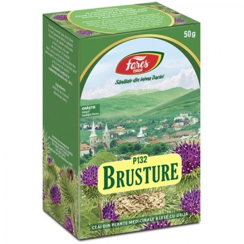 Ceai radacina de brusture P132 Fares, 50g Zephyr Labs