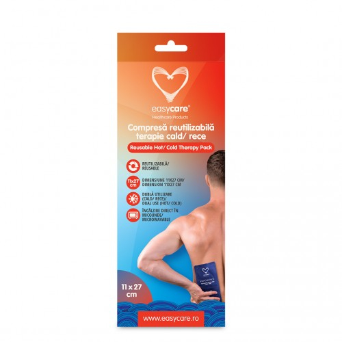 Compresa reutilizabila Easycare pentru terapia cald/rece 10 x 26cm Zephyr Labs [1]