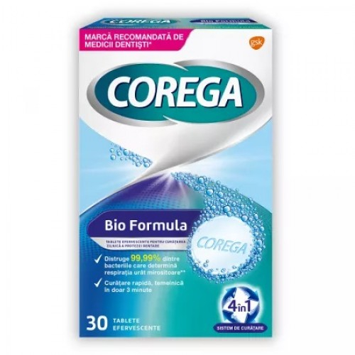 Corega Tabs Bioformula 30 tablete efervescente Zephyr Labs [1]