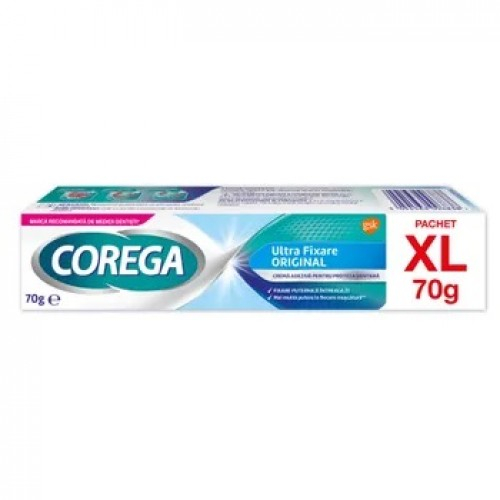 Corega ultra fixare original crema adeziva pachet XL, 70g Zephyr Labs