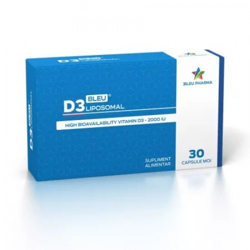 D3Bleu Liposomal, 30 capsule moi Zephyr Labs [1]