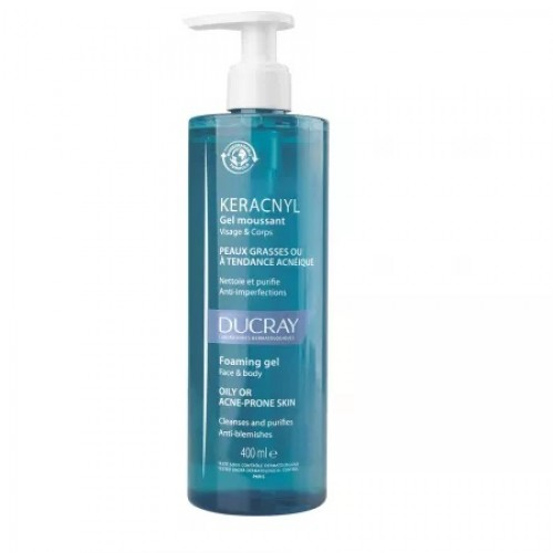 Ducray keracnyl gel de curatare anti-acnee, 400ml Zephyr Labs