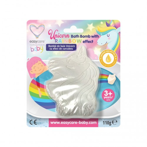 Easycare baby bomba baie unicorn cu efect de curcubeu, 110g Zephyr Labs [1]