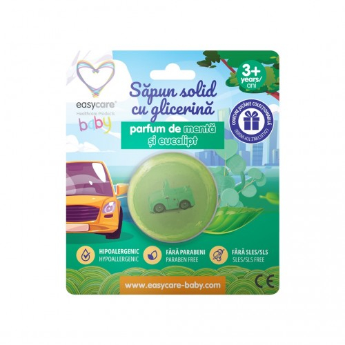 Easycare baby sapun solid cu glicerina, menta, eucalipt si jucarie, 100g Zephyr Labs [1]