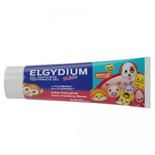 Elgydium pasta de dinti kids emoji cu aroma de capsuni 3-6ani, 50ml Zephyr Labs