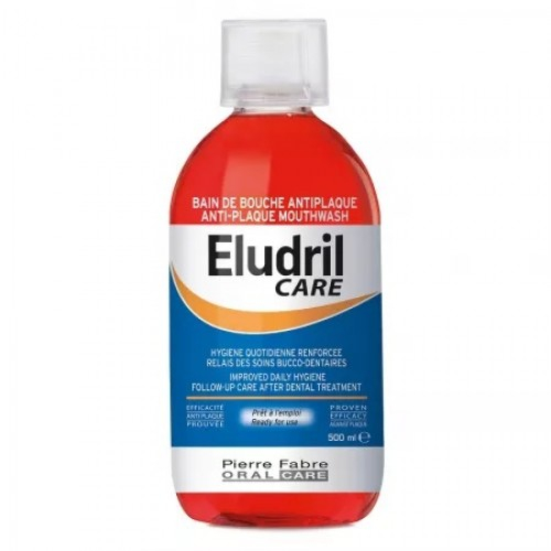 Eludril Care apa de gura anti-placa bacteriana, 500ml Zephyr Labs