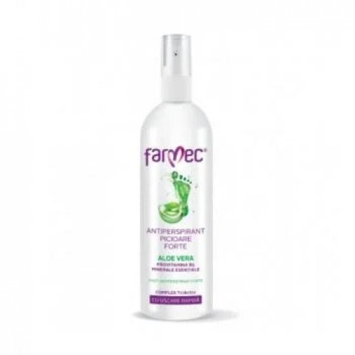 Farmec antiperspirant forte pentru picioare cu Aloe Vera 200ml Zephyr Labs [1]