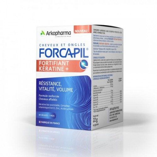 Forcapil Fortifiant Kératine+ x60 caps. Zephyr Labs [1]