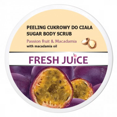 Fresh juice scrub de corp cu fructul pasiunii si macadamia, 225ml Zephyr Labs [1]