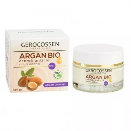 Gerocossen Argan crema antirid pentru combaterea ridurilor adanci 55+, 50ml Zephyr Labs