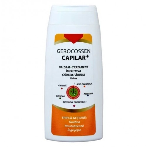 Gerocossen Capilar+ balsam tratament impotriva caderii parului fragil, 275ml Zephyr Labs