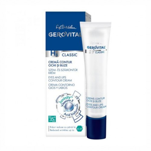 Gerovital H3 Classic crema contur ochi si buze 15ml Zephyr Labs [1]
