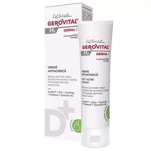 Gerovital H3 Derma+ crema antiacneica, 50ml 387 Zephyr Labs