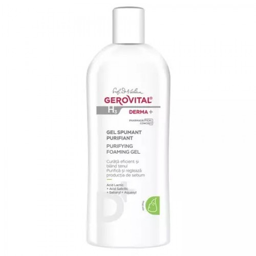 Gerovital H3 Derma+ gel spumant purifiant, 200ml 385 Zephyr Labs