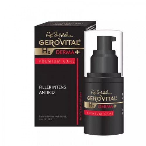 Gerovital H3 Derma+ Premium Care filler intens antirid, 15ml 4810 Zephyr Labs