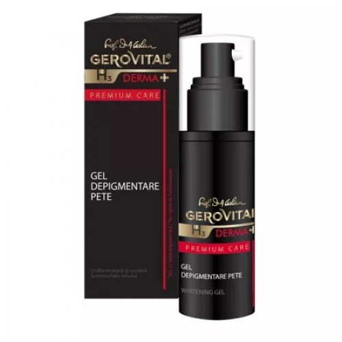 Gerovital H3 Derma+ Premium Care gel depigmentare pete, 30ml 4820 Zephyr Labs