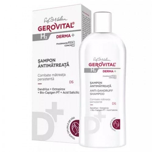 Gerovital H3 Derma+ sampon antimatreata, 200ml 393 Zephyr Labs