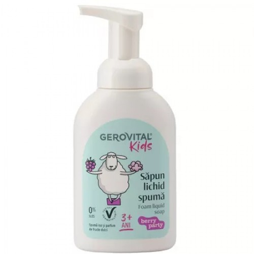 Gerovital Kids sapun lichid spuma Berry party, 300ml 7570 Zephyr Labs [1]