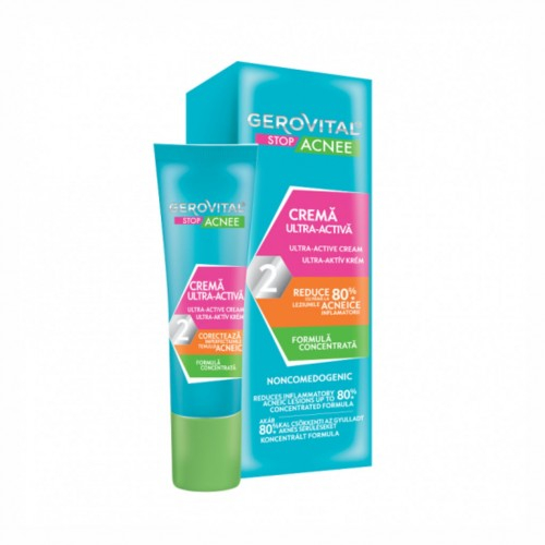 Gerovital Stop Acnee crema Ultra activa 15ml Zephyr Labs [1]