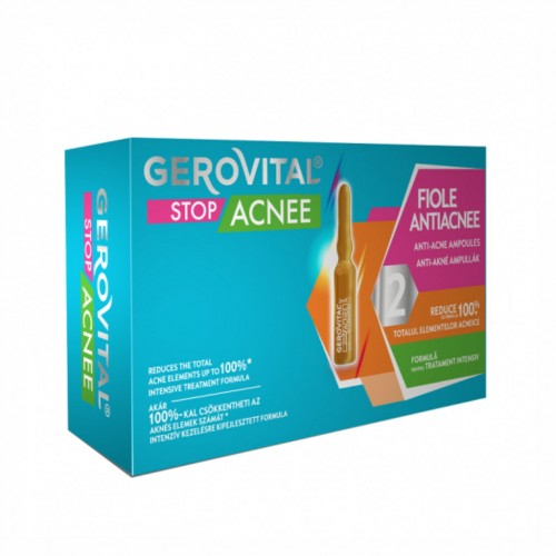 Gerovital Stop Acnee fiole antiacneice 10x2ml Zephyr Labs [1]