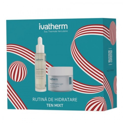 Ivatherm Aquafil Hydra light pachet (ser 30ml+crema 50ml) pret special Zephyr Labs