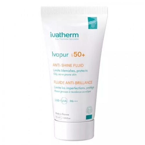Ivatherm Ivapur fluid anti-stralucire SPF50+, 50ml Zephyr Labs [1]