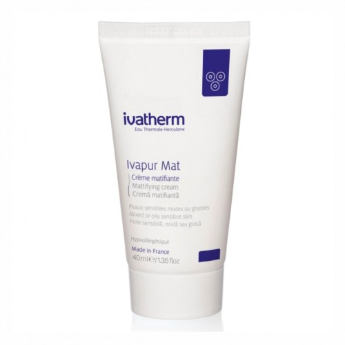 Ivatherm Ivapur Mat crema matifianta piele sensibila 40ml Zephyr Labs [1]